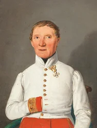 Porträt von Friedrich Hoffmann von Donnersberg 1769-1848, 1842