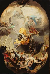 Der Dominikanerorden überwindet die Häresie, 1750