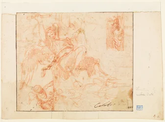 Fliegender Engel und andere Figuren