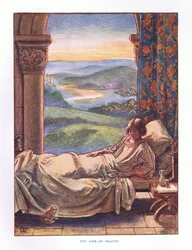 Die Lüfte des Himmels, Illustration aus Lady Anns Märchen, 1914