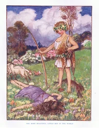 Der schönste kleine Junge der Welt, Illustration aus Lady Anns Märchen, 1914
