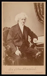 Porträt von Sir John Frederick William Herschel, 1792-1871, vor 1871