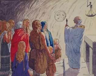 Religiöse Bekehrung der Gallier, ca. 1920-29