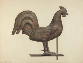 Wetterfahne, ca. 1938