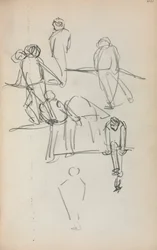 Italienisches Skizzenbuch: Figuren Seite 200, 1898-1899