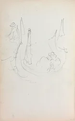 Italienisches Skizzenbuch: Gondel Seite 35, 1898-1899