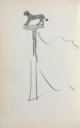 Italienisches Skizzenbuch: San Marco Löwe Seite 39, 1898-1899