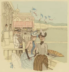 Die Menge beobachtet das Taubenschießen in La Condamine in Monte Carlo, Monaco