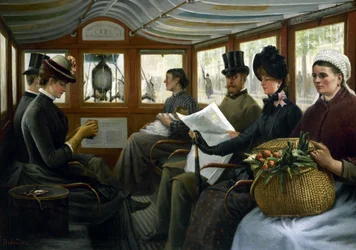 In einem Omnibus, 1885