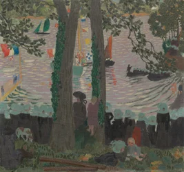 Segnung einer Jacht auf dem Fluss Bélon