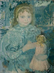 Mädchen mit einer Puppe (Thérèse Watillaux)