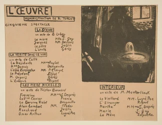 Programm des Theaters von L