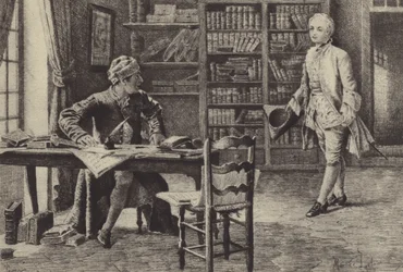 Illustration für Buch IX von Les Confessions de Jean-Jacques Rousseau