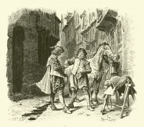 Illustration für Die drei Musketiere