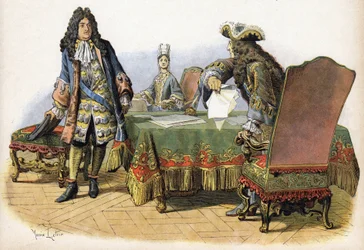 Beleidigung von Ludwig XIV, genannt der Sonnenkönig (Louis der Große)