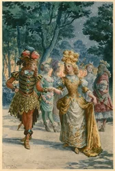 Die Freuden der verzauberten Insel (Illustration)