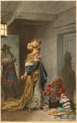 Madeleine Béjart in Psyche (Illustration)