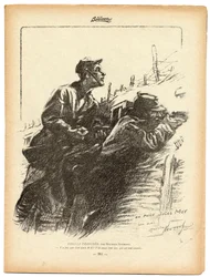 La Baionnette, Satirisch in Schwarz-Weiß