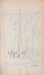 Italienisches Skizzenbuch: Boot mit Figuren (Seite 172)