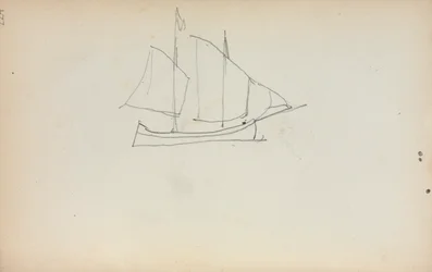 Italienisches Skizzenbuch: Segelboot (Seite 224)