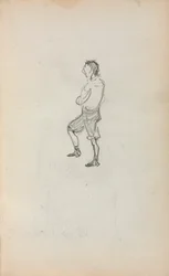 Italienisches Skizzenbuch: Stehender Junge (Seite 245)