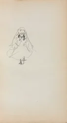 Italienisches Skizzenbuch: Stehendes Mädchen (Seite 257)