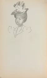 Italienisches Skizzenbuch: Frau, Büstenlänge (Seite 142)