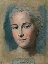Marie Anne de Cupis de Camargo, von La Tour, veröffentlicht 1920