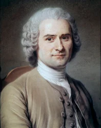 Porträt von Jean Jacques Rousseau