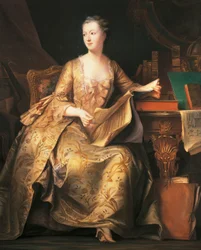 Porträt der Marquise de Pompadour, um 1755