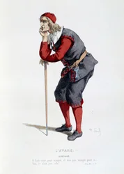 Kostüm für die Figur des Harpagon in dem Stück „L