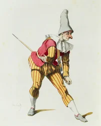 Giangurgolo im Jahr 1625