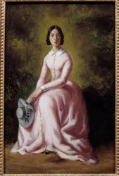 Porträt der Sängerin Pauline Viardot (1821-1910)
