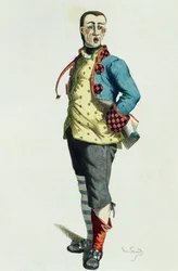 Stenterello im Jahr 1858