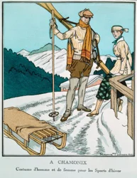 Ein Chaomnix / Kostüm für Männer und Frauen für Wintersport