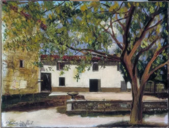 Hof eines Bauernhauses in Limas