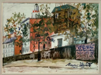 Straße auf Montmartre