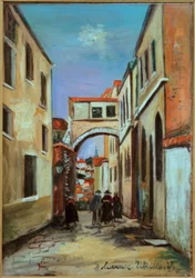 Straße in Villefranche