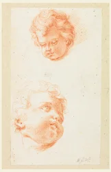 Studien: Zwei Kinderköpfe