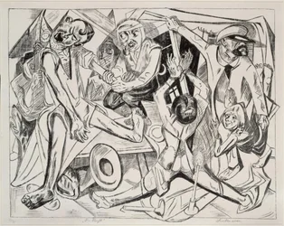 Die Nacht (Blatt 7 aus: „Die Hölle“)