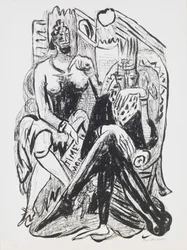 König und Demagoge, Tafel 8 aus dem Portfolio „Tag und Traum“