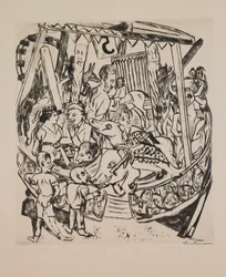 Karussell, Platte 7 aus dem Portfolio „Jahrmarkt“