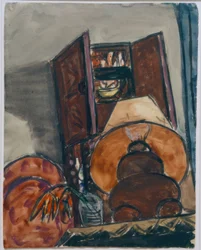 Stilleben mit Lampe