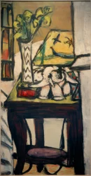 Stillleben mit Nachtlampe