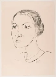 Frau mit Halskette (Frau Parcus)
