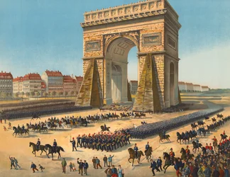 Einzug deutscher Truppen in Paris