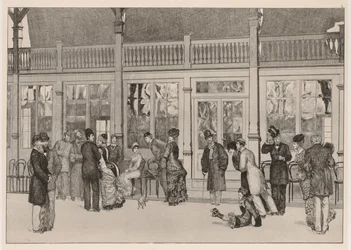Ein Handschuh: Der Ort, 1880