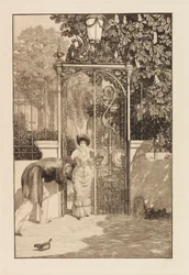 Am Tor aus der Serie Eine Liebe, Opus X, 1887
