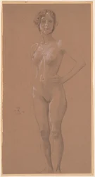 Stehender Akt