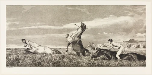 Verfolgter Centaur (Intermezzi, Opus IV, Blatt 3)